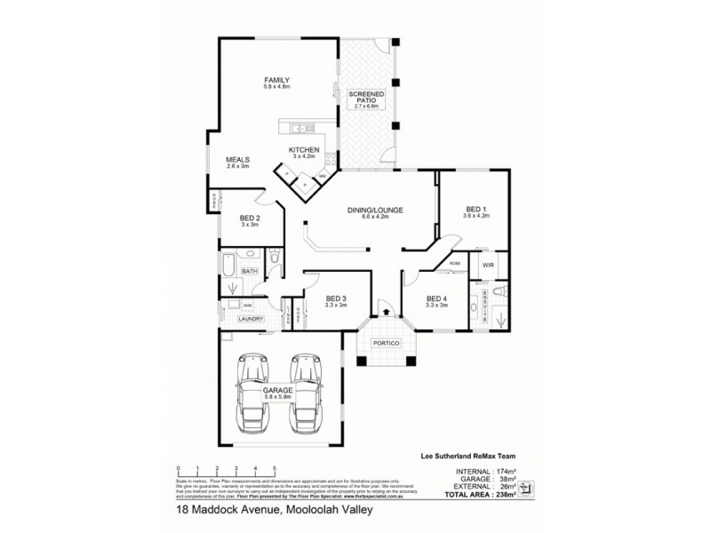 18 Maddock Avenue, Mooloolah Valley QLD 4553 Floorplan