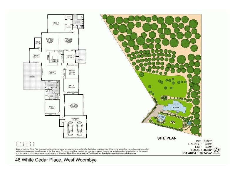 46 White Cedar Place, Woombye QLD 4559 Floorplan