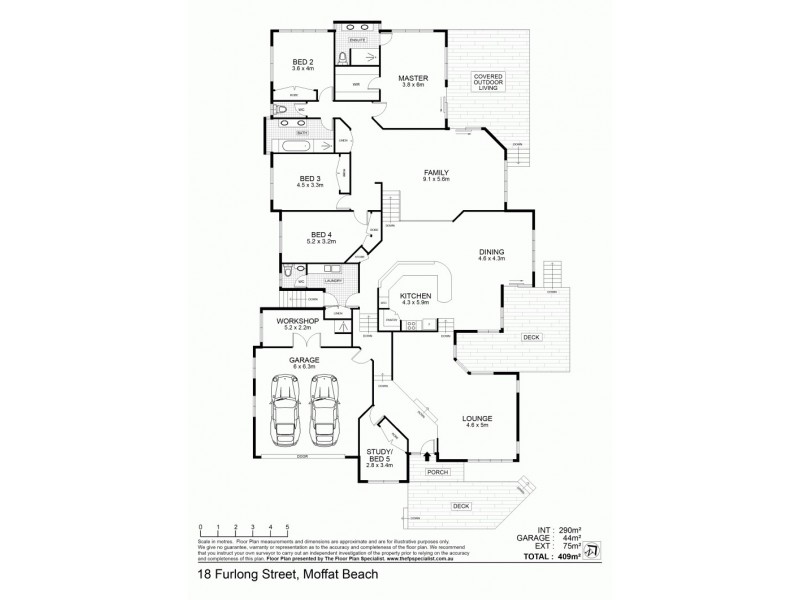 18 Furlong Drive, Moffat Beach QLD 4551 Floorplan