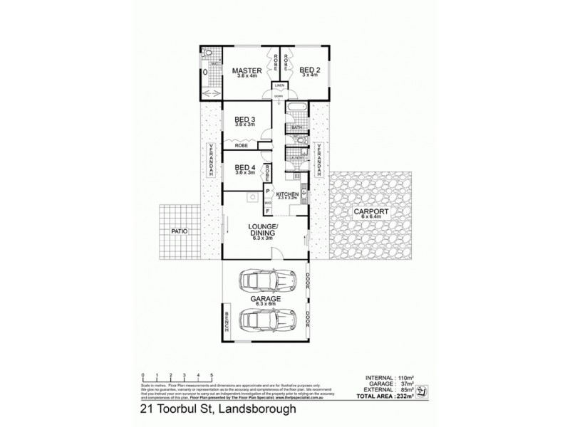 1/21 Toorbul Street, Landsborough QLD 4550 Floorplan