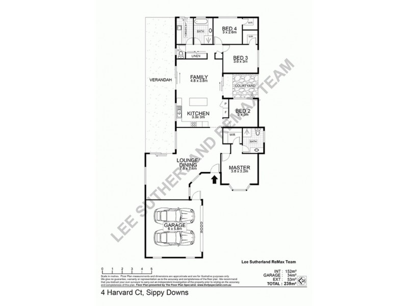 4 Harvard Court, Sippy Downs QLD 4556 Floorplan
