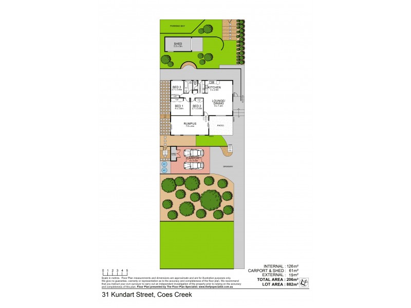 31 Kundart Street, Coes Creek QLD 4560 Floorplan
