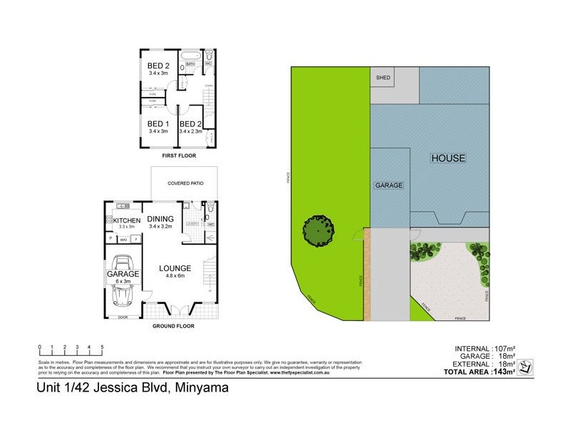 1/42 Jessica Boulevard, Minyama QLD 4575 Floorplan