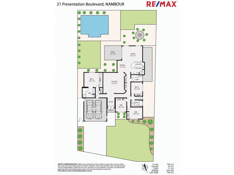 21 Presentation Boulevard, Nambour QLD 4560 Floorplan