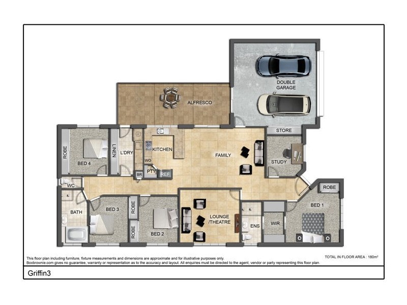3 Griffin Place, Coes Creek QLD 4560 Floorplan