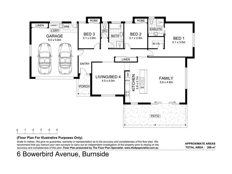 6 Bowerbird Avenue, Burnside QLD 4560 Floorplan
