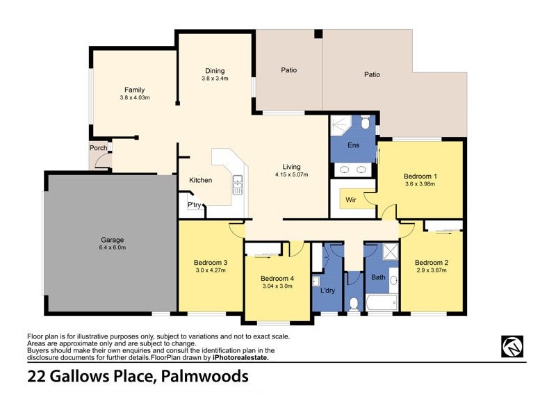 22 Gallows Place, Palmwoods QLD 4555 Floorplan