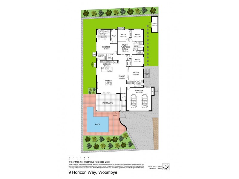 9 Horizon Way, Woombye QLD 4559 Floorplan