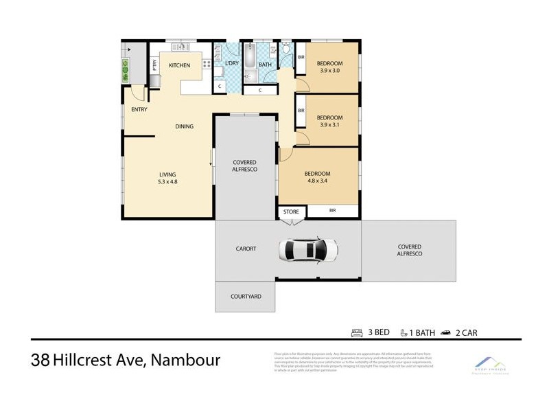 38 Hillcrest Avenue, Nambour QLD 4560 Floorplan