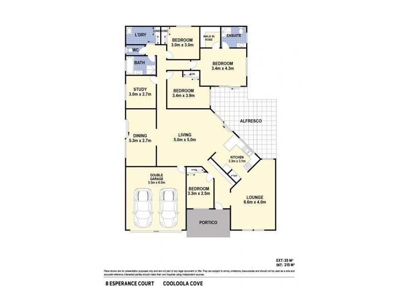 8 Esperance Court, Cooloola Cove QLD 4580 Floorplan