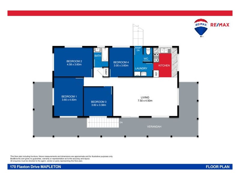 170 Flaxton Drive, Mapleton QLD 4560 Floorplan