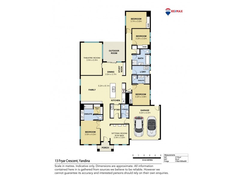 13 Fryar Crescent, Yandina QLD 4561 Floorplan
