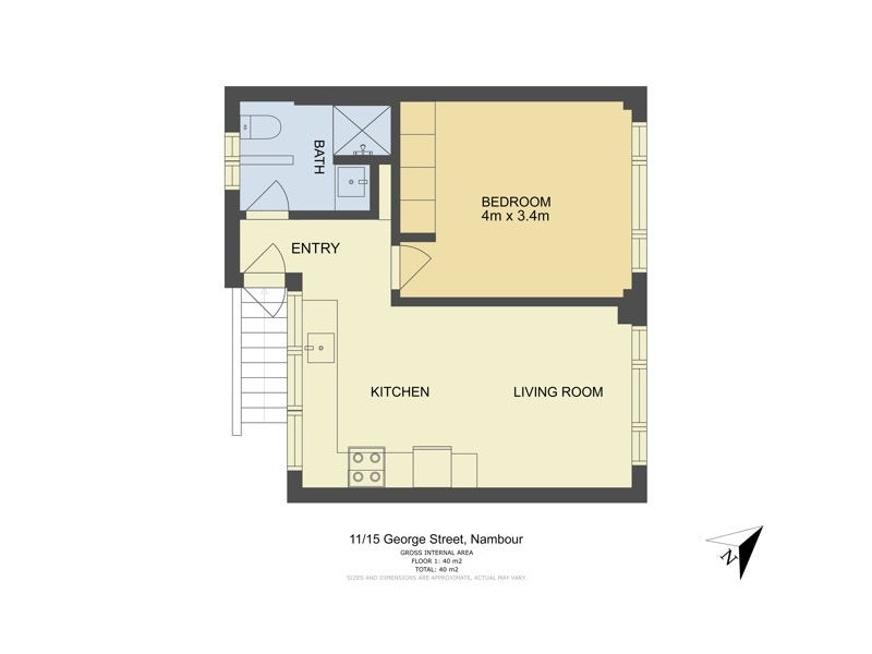 11/15 George Street, Nambour QLD 4560 Floorplan