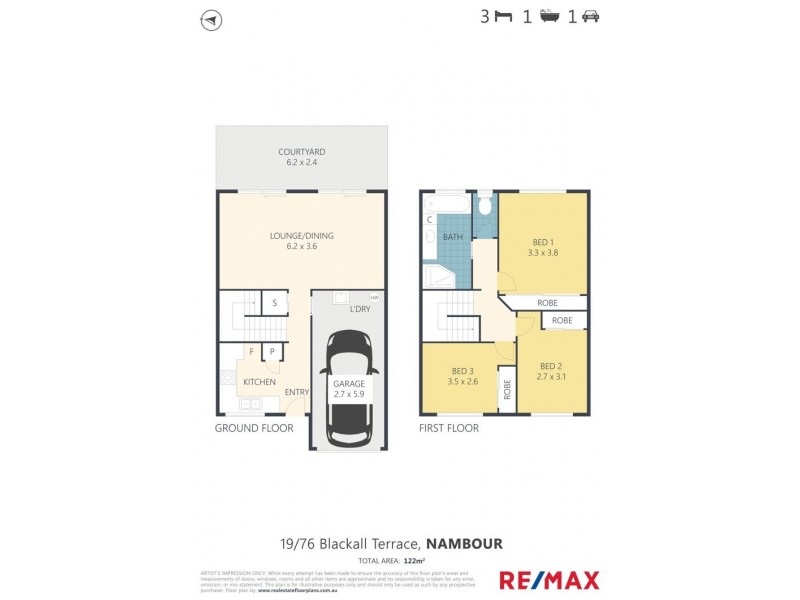 19/76 Blackall Terrace, Nambour QLD 4560 Floorplan
