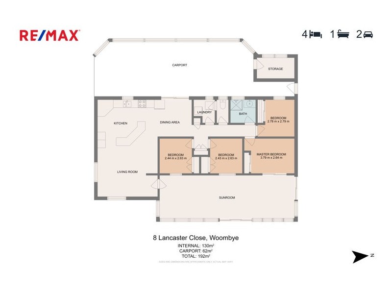 8 Lancaster Close, Woombye QLD 4559 Floorplan