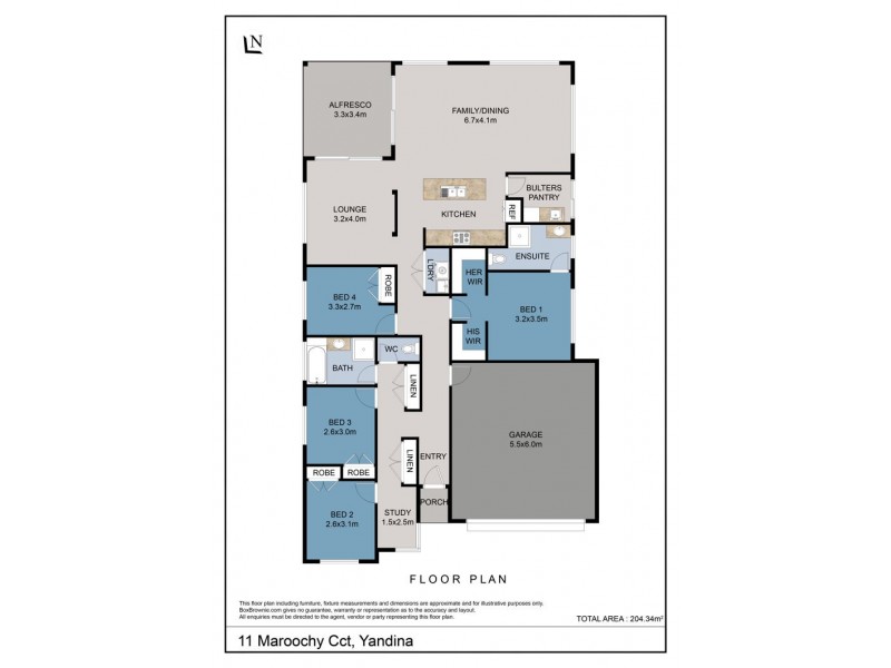 11 Maroochy Circuit, Yandina QLD 4561 Floorplan