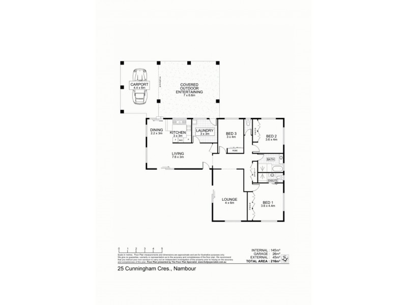 25 Cunningham Crescent, Nambour QLD 4560 Floorplan