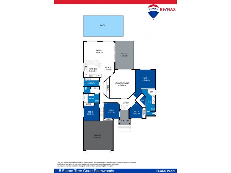 15 Flame Tree Court, Palmwoods QLD 4555 Floorplan