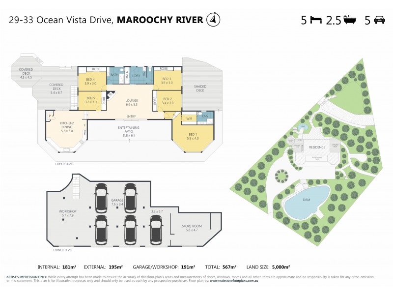 29-33 Ocean Vista Drive, Maroochy River QLD 4561 Floorplan