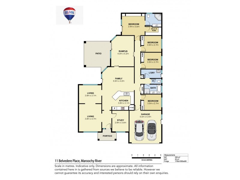 11 Belvedere Place, Maroochy River QLD 4561 Floorplan