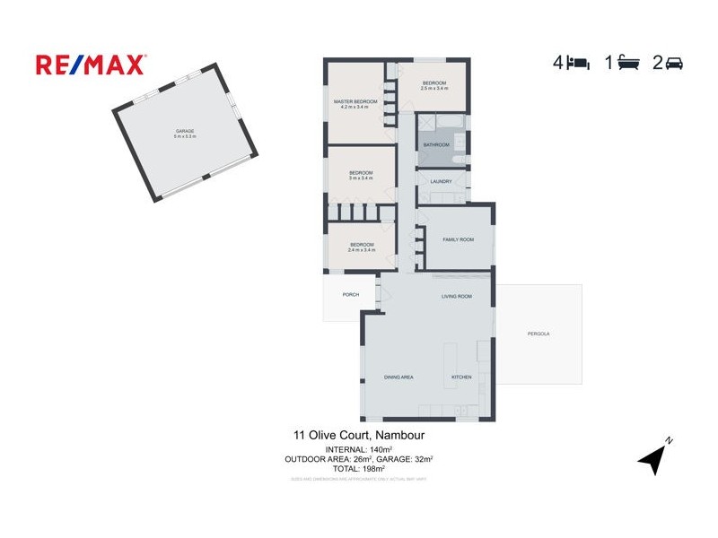 11 Olive Court, Nambour QLD 4560 Floorplan