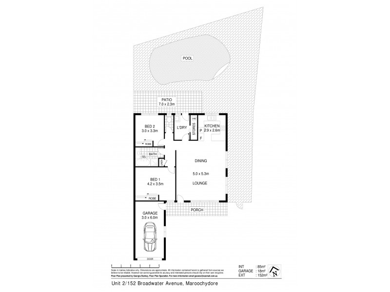 2/152 Broadwater Avenue, Maroochydore QLD 4558 Floorplan