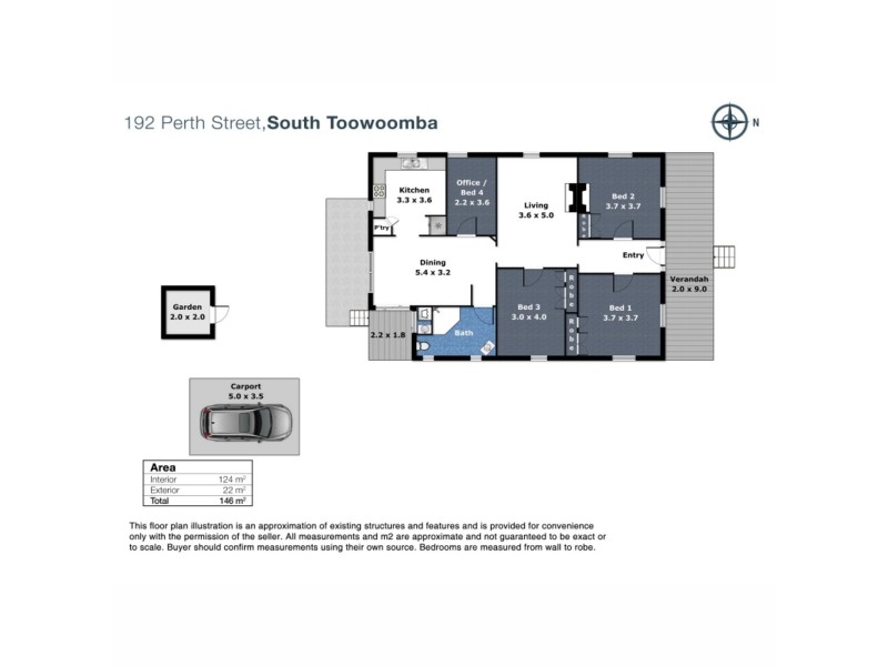 192 Perth Street, South Toowoomba QLD 4350 Floorplan