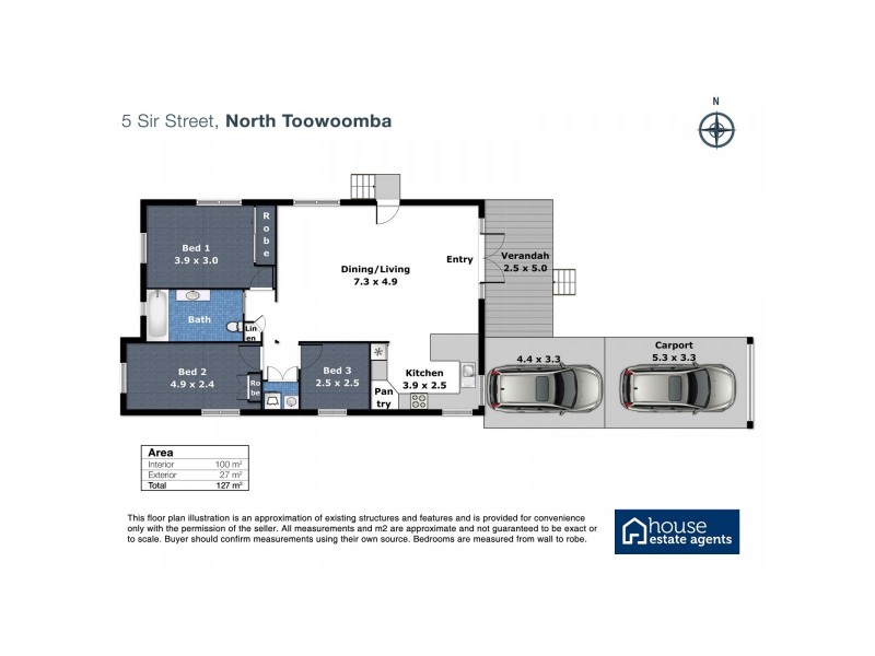 5 Sir Street, North Toowoomba QLD 4350 Floorplan