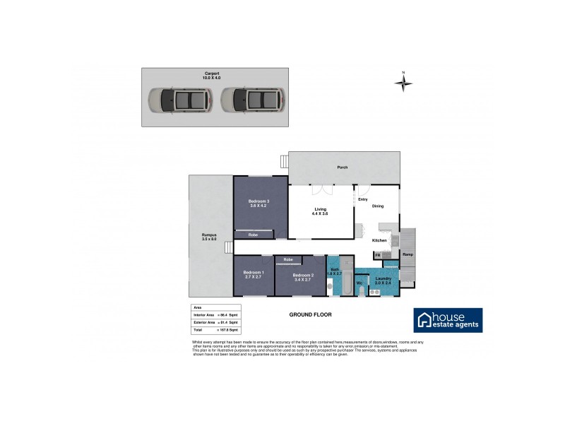 266 Geddes Street, Centenary Heights QLD 4350 Floorplan