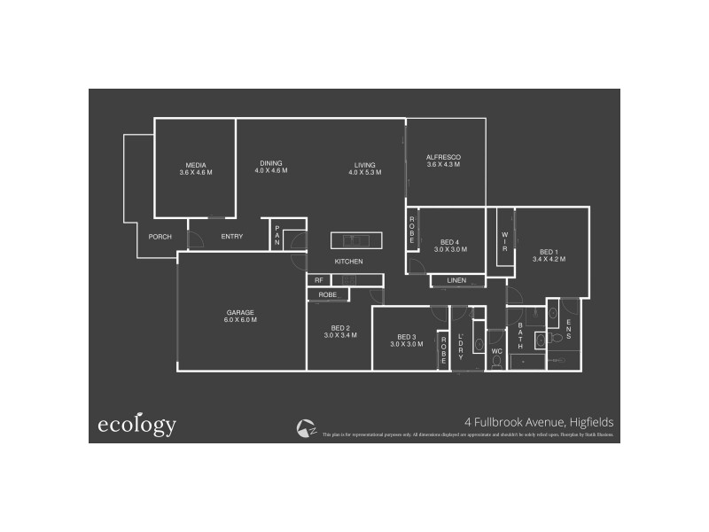 4 Fullbrook Avenue, Highfields QLD 4352 Floorplan