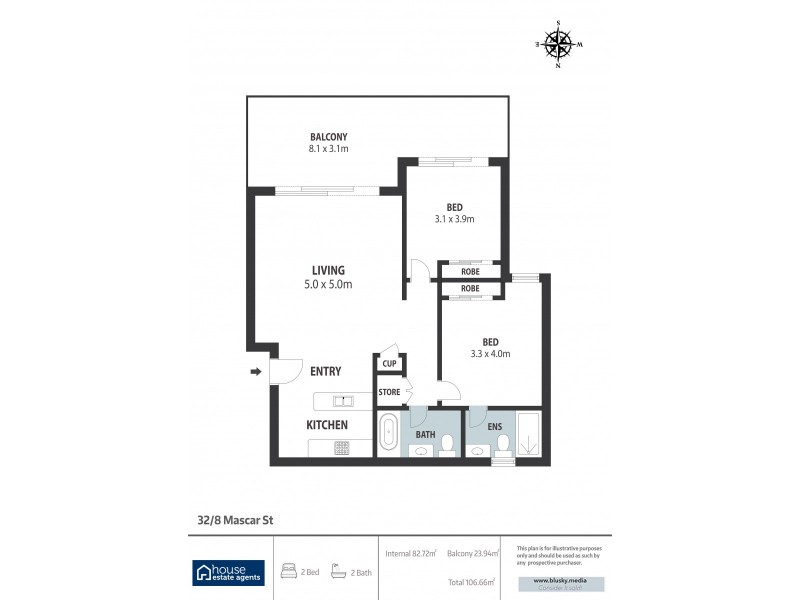 32/8 Mascar Street, Upper Mount Gravatt QLD 4122 Floorplan