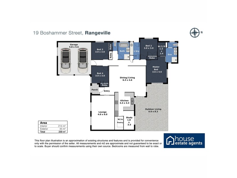 19 Boshammer Street, Rangeville QLD 4350 Floorplan