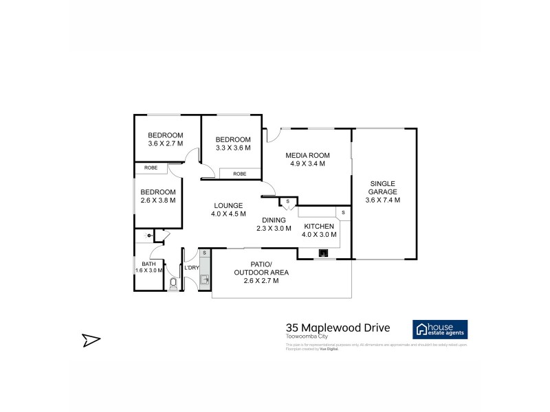 35 Maplewood Drive, Darling Heights QLD 4350 Floorplan