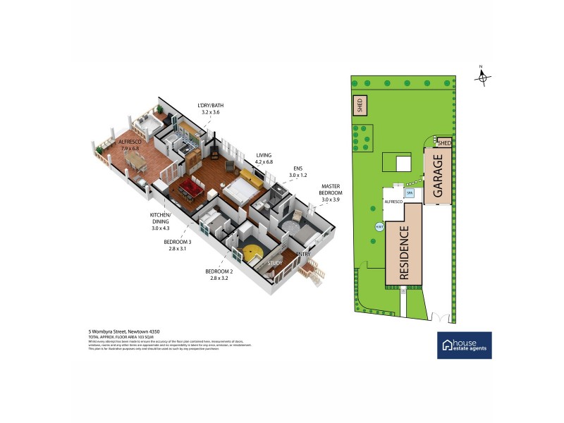 5 Wombyra Street, Newtown QLD 4350 Floorplan