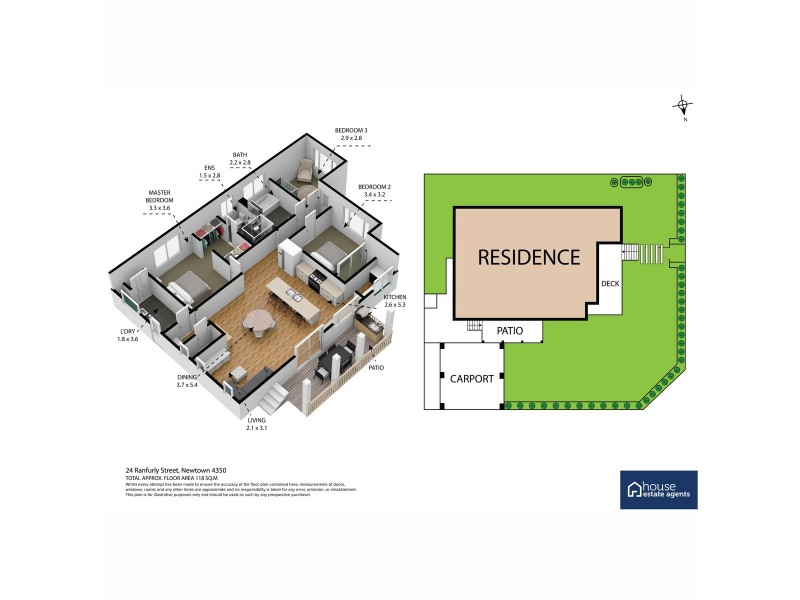 24 Ranfurly Street, Newtown QLD 4350 Floorplan