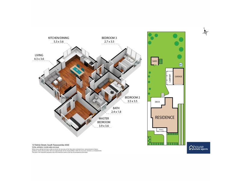 13 Tolmie Street, South Toowoomba QLD 4350 Floorplan