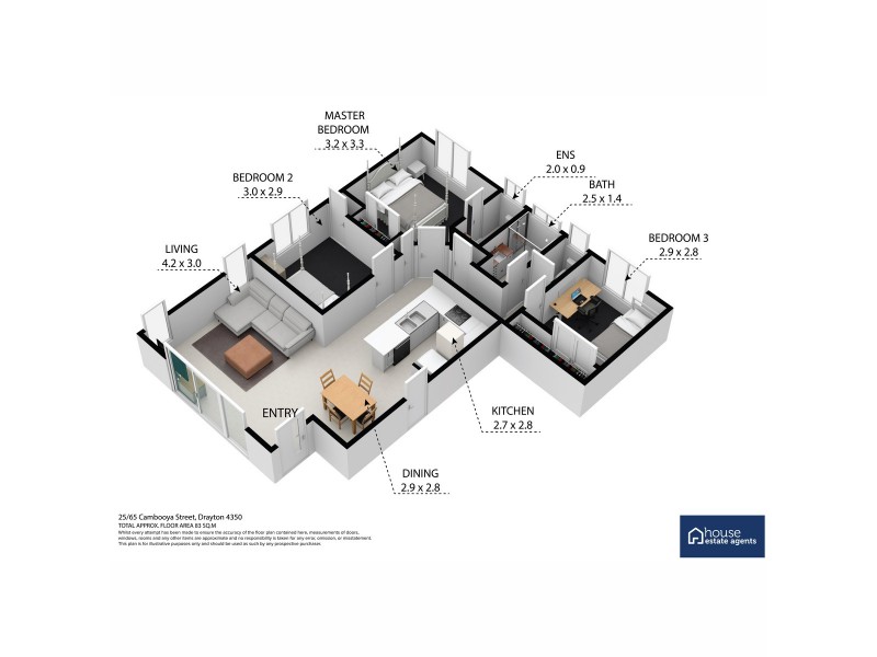 25/65 Cambooya Street, Drayton QLD 4350 Floorplan