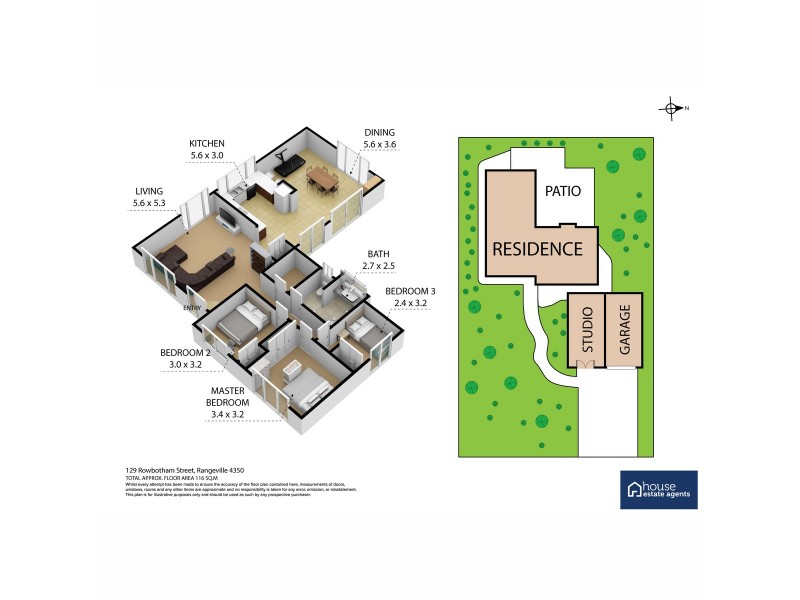129 Rowbotham Street, Rangeville QLD 4350 Floorplan