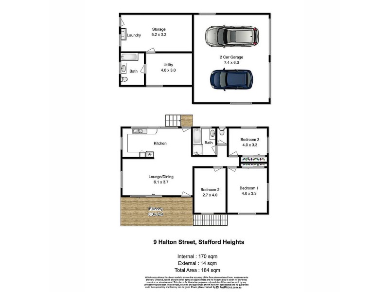 9 Halton Street, Stafford Heights QLD 4053 Floorplan