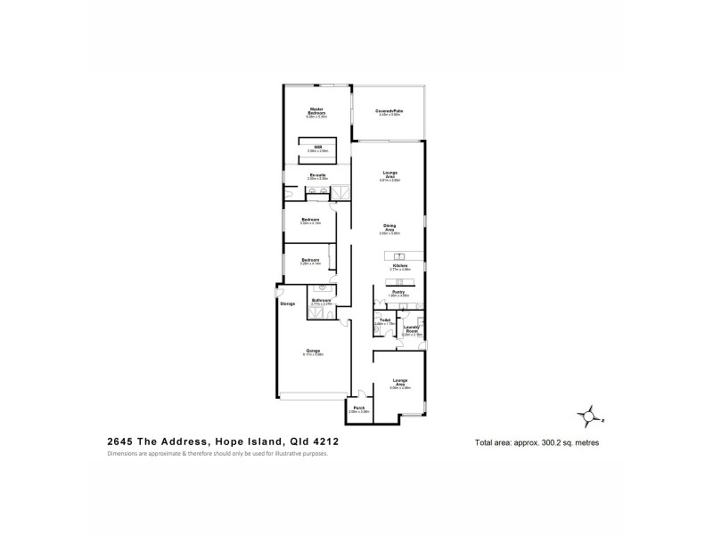 2645 The Address, Hope Island QLD 4212 Floorplan