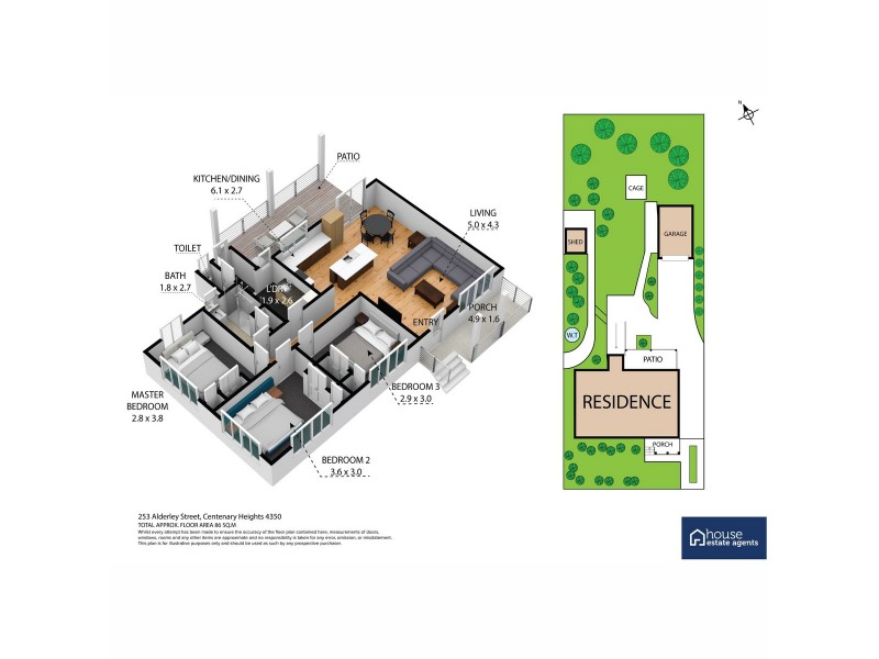253 Alderley Street, Centenary Heights QLD 4350 Floorplan