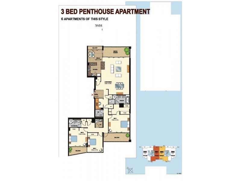 1 Como Crescent, Southport QLD 4215 Floorplan