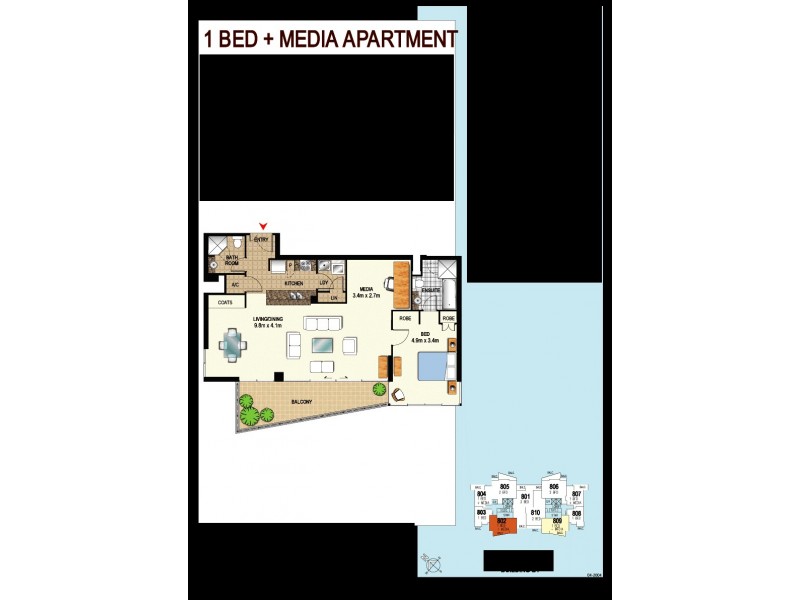 1 Como Crescent, Southport QLD 4215 Floorplan