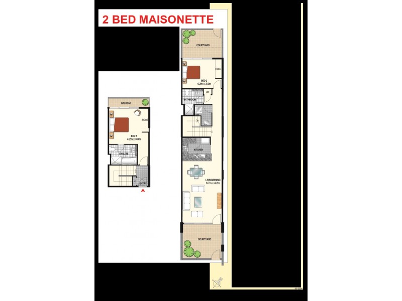 207/3 Como Crescent, Southport QLD 4215 Floorplan