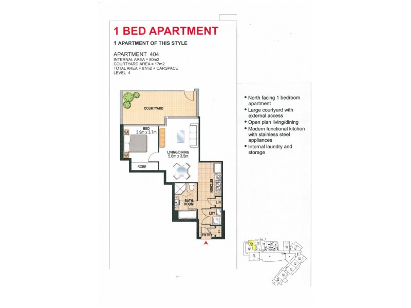 404/2 Aqua Street, Southport QLD 4215 Floorplan