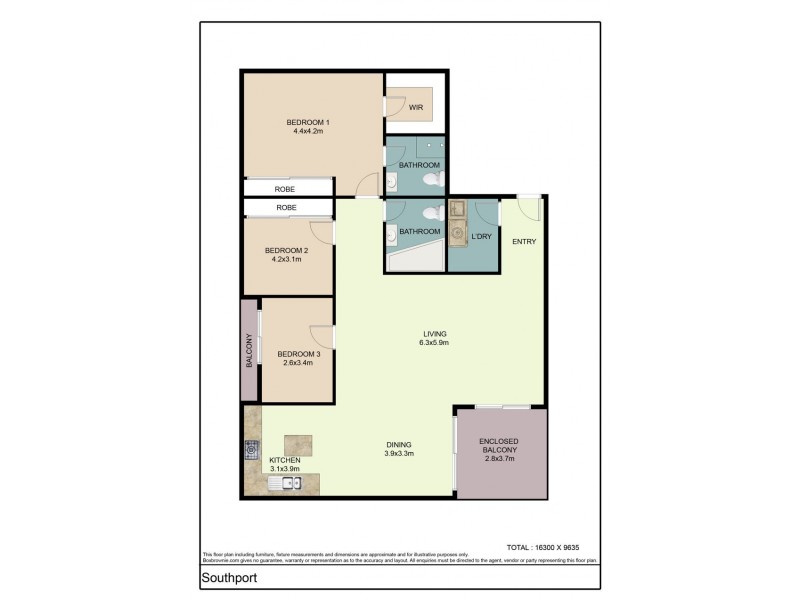 77 Brighton Parade, Southport QLD 4215 Floorplan