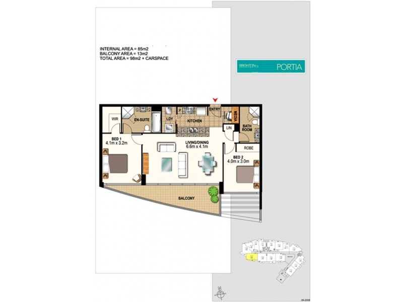 707-2 Aqua Street, Southport QLD 4215 Floorplan