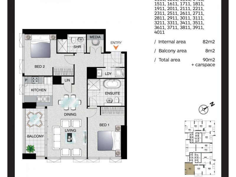 3511/2 Como Crescent, Southport QLD 4215 Floorplan