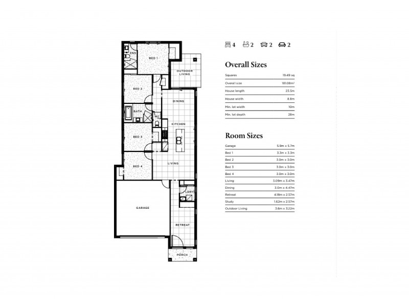 Coomera QLD 4209 Floorplan