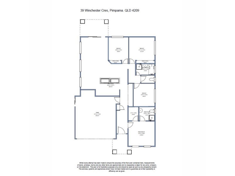 39 Winchester Crescent, Pimpama QLD 4209 Floorplan